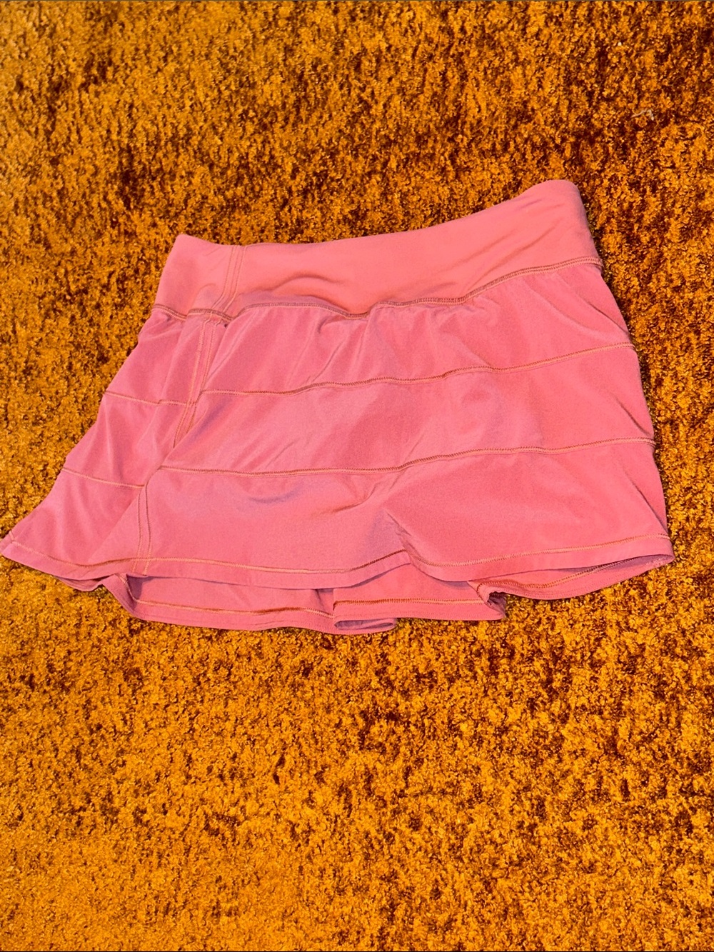 lululemon athletica Pink Tiered Athletic Mini Skort
